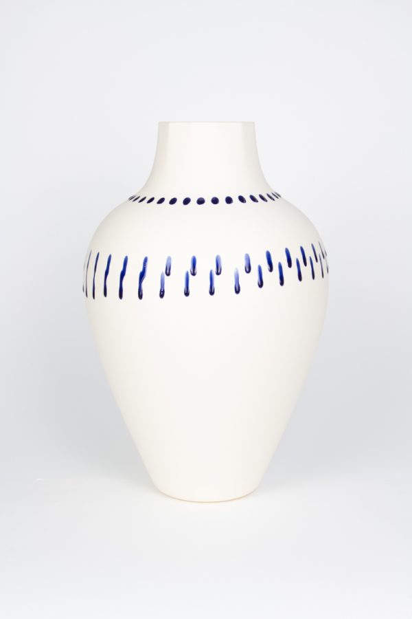 Unique White Porcelain Vase - Limited Edition of 100 | MOCA Tableware